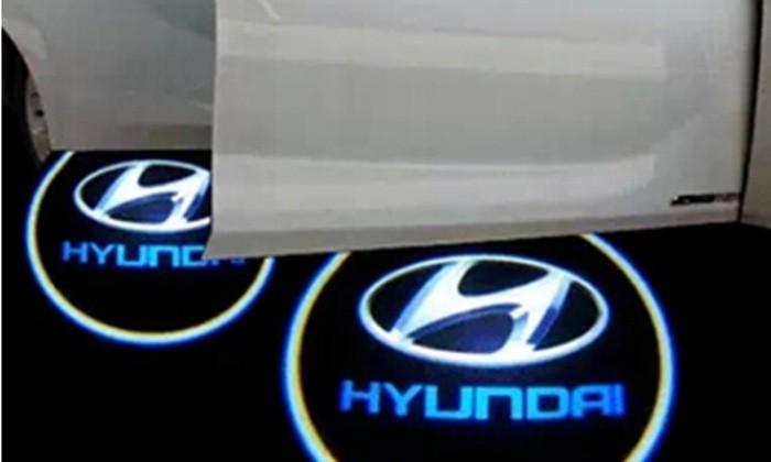 Kit Luci Logo HYUNDAI Proiettore sottoporta Led Cree Cortesia 5W Kit Luci Logo HYUNDAI Proiettore sottoporta Led Cree Cortesia 5W